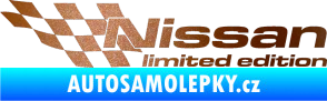 Samolepka Nissan limited edition levá měděná metalíza