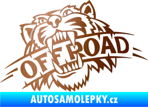 Samolepka Off Road 001  měděná metalíza