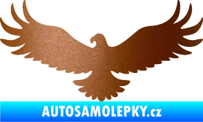 Samolepka Orel 006 levá měděná metalíza