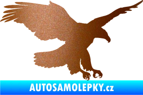 Samolepka Orel 013 pravá měděná metalíza