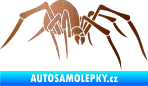 Samolepka Pavouk 002 - pravá měděná metalíza