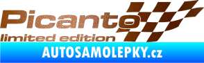 Samolepka Picanto limited edition pravá měděná metalíza