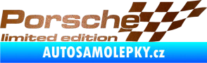 Samolepka Porsche limited edition pravá měděná metalíza