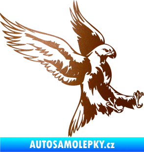 Samolepka Predators 003 pravá měděná metalíza