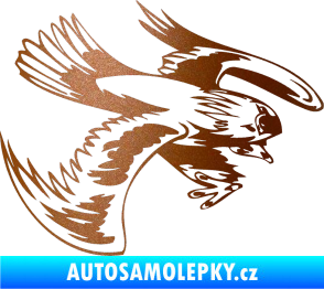 Samolepka Predators 016 pravá měděná metalíza