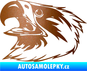 Samolepka Predators 020 levá měděná metalíza
