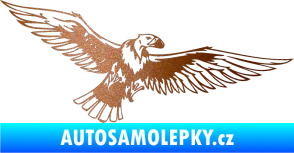 Samolepka Predators 028 pravá sup měděná metalíza