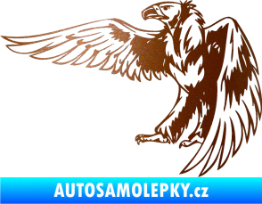 Samolepka Predators 030 levá měděná metalíza