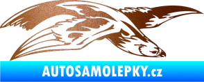 Samolepka Predators 032 pravá měděná metalíza