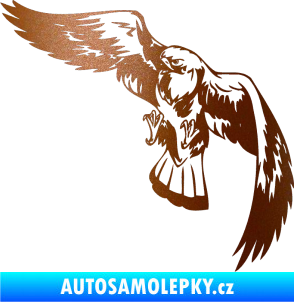 Samolepka Predators 041 levá měděná metalíza