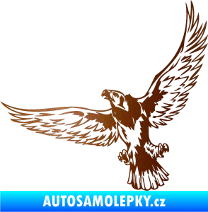 Samolepka Predators 044 levá měděná metalíza