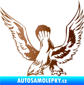 Samolepka Predators 051 levá měděná metalíza