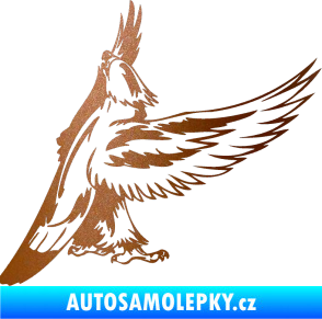 Samolepka Predators 054 pravá orel měděná metalíza