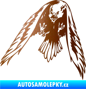 Samolepka Predators 055 levá měděná metalíza