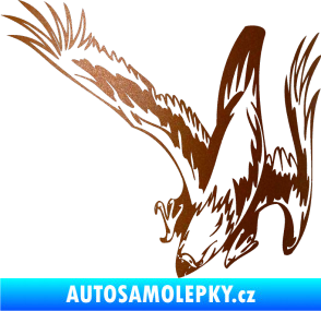 Samolepka Predators 069 levá měděná metalíza