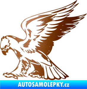 Samolepka Predators 072 levá měděná metalíza