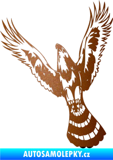 Samolepka Predators 078 levá měděná metalíza