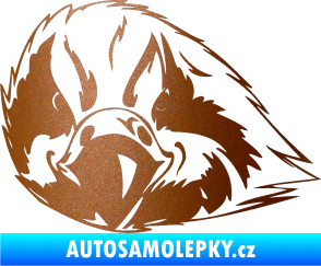 Samolepka Predators 079 levá měděná metalíza