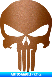 Samolepka Punisher 001 měděná metalíza