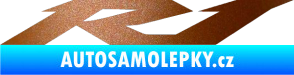 Samolepka R1 001 měděná metalíza