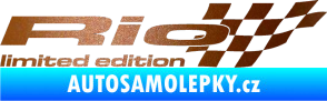 Samolepka Rio limited edition pravá měděná metalíza
