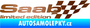 Samolepka Saab limited edition pravá měděná metalíza