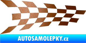 Samolepka Šachovnice 024 měděná metalíza