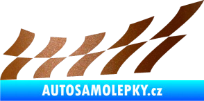 Samolepka Šachovnice 029 měděná metalíza
