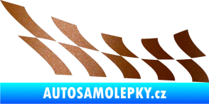 Samolepka Šachovnice 030 měděná metalíza