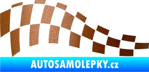 Samolepka Šachovnice 046 měděná metalíza