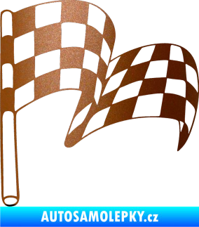 Samolepka Šachovnice 054 měděná metalíza