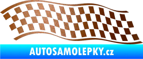 Samolepka Šachovnice 057 měděná metalíza