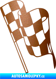 Samolepka Šachovnice 061 měděná metalíza