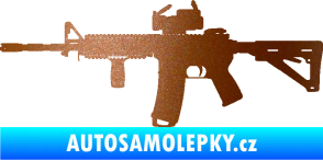 Samolepka Samopal 003 levá měděná metalíza