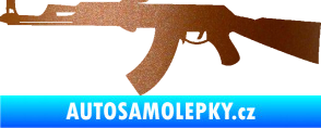 Samolepka Samopal 005 levá měděná metalíza