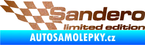 Samolepka Sandero limited edition levá měděná metalíza