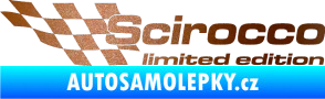 Samolepka Scirocco limited edition levá měděná metalíza