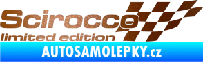 Samolepka Scirocco limited edition pravá měděná metalíza