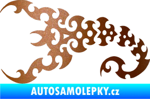 Samolepka Štír 015 levá měděná metalíza