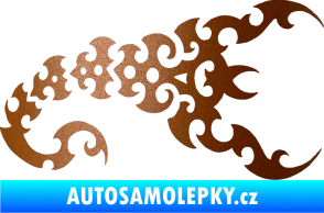 Samolepka Štír 015 pravá měděná metalíza
