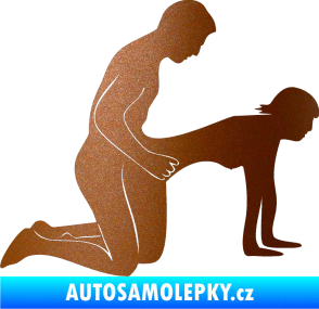 Samolepka Sexy siluety 024 měděná metalíza