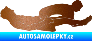 Samolepka Sexy siluety 029 měděná metalíza