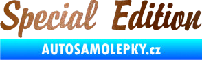 Samolepka Special edition 001 měděná metalíza