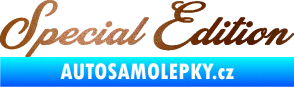 Samolepka Special edition 003 nápis měděná metalíza