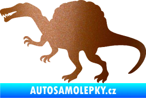 Samolepka Spinosaurus 001 levá měděná metalíza