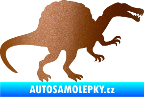 Samolepka Spinosaurus 001 pravá měděná metalíza