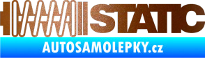 Samolepka Static 001 měděná metalíza