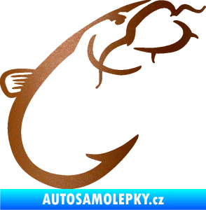 Samolepka Sumec 003 pravá měděná metalíza