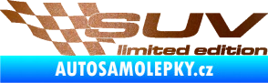 Samolepka SUV limited edition levá měděná metalíza