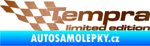 Samolepka Tempra limited edition levá měděná metalíza